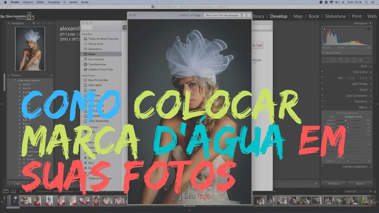 Como colocar Marca Dagua em suas fotos