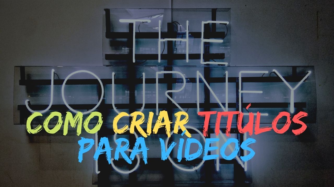 Como criar TITULOS para videos